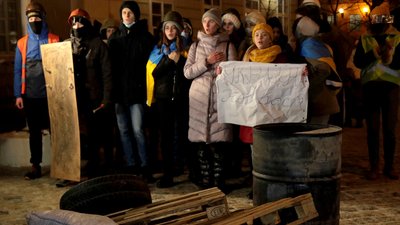 У Львові студенти організували акцію «Полум'я Гідності» (ФОТО)