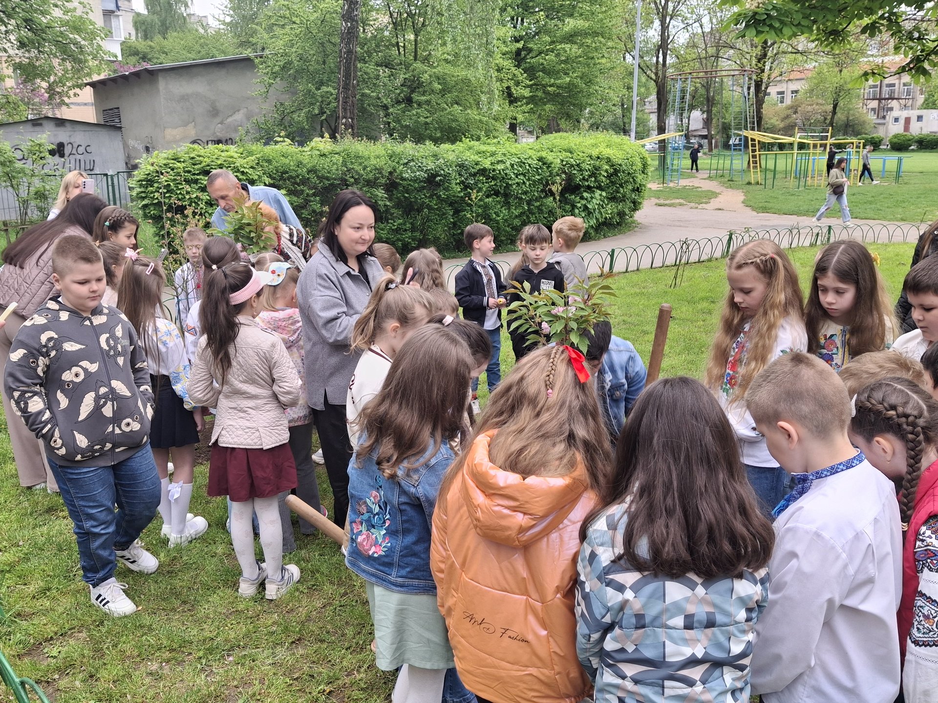 У Львові на честь Ірини Фаріон висадили сакури, фото Дмитро Колос, Четверта студія