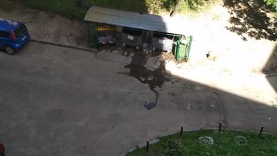 У Львові контейнери для сміття миють лише ззовні (ФОТО)