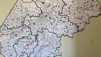Карта процесу декомунізації Львівщини (ФОТО)