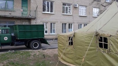 На Миколаївщині пацієнтів з COVID-19 сортуватимуть у тимчасових пунктах прийому хворих  (ФОТО)
