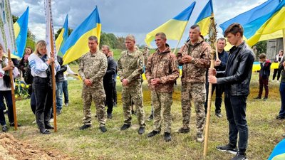 На Львівщині попрощались з новітнім Героєм України Ігорем Дерябою (ФОТО)