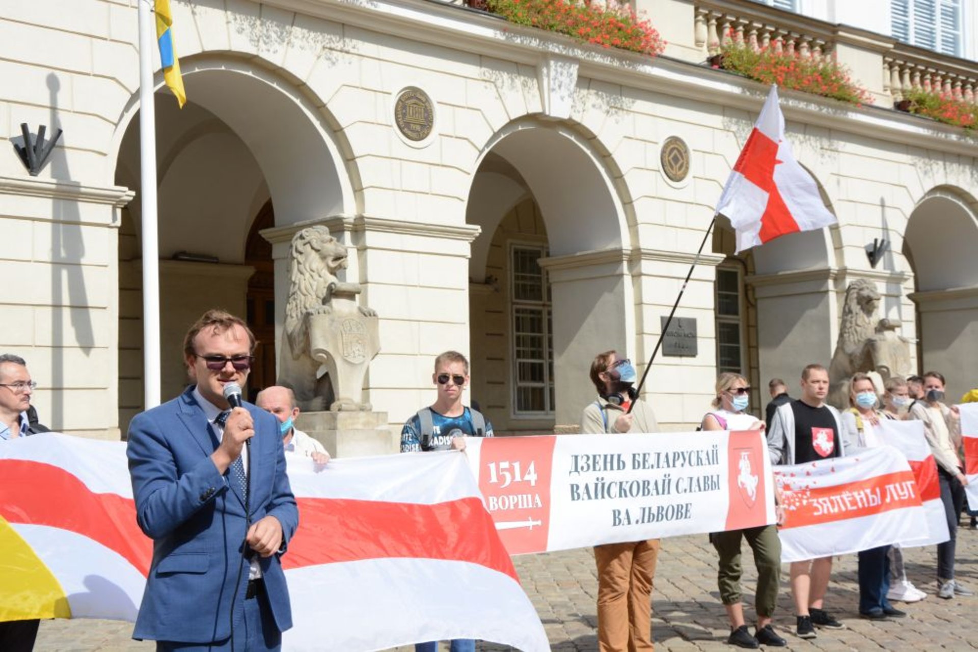 У Львові відкрили виставку «Рік спротиву: як по(в)стає Білорусь», фото ЛМР