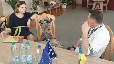 Мандзій зустрілась із Кучмою у Дрогобичі (ФОТО)