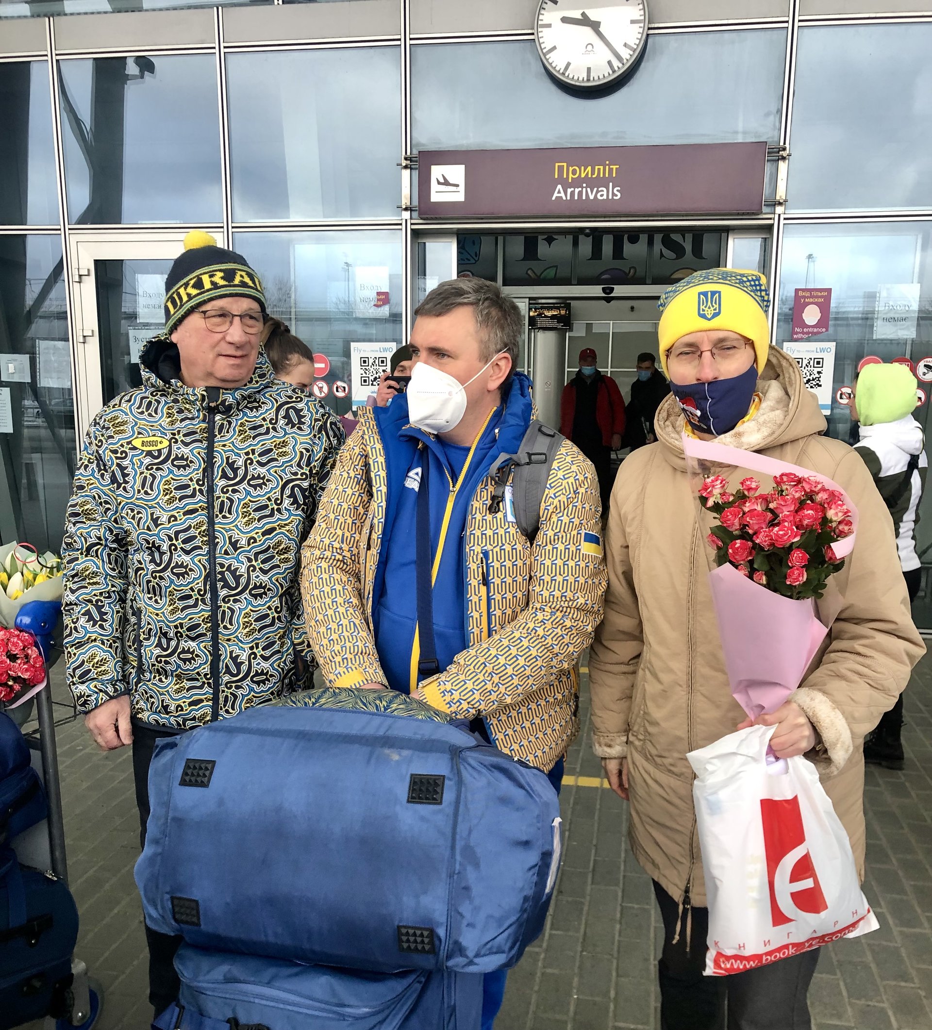 У Львові тепло зустріли національну збірну команду України з санного спорту, фото Оксани Вацеби