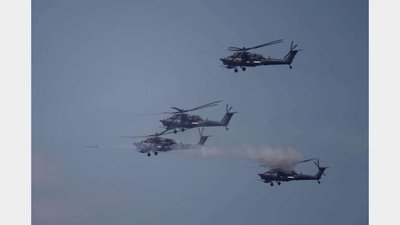З Білорусі на Київ вилетіли близько 20 гелікоптерів