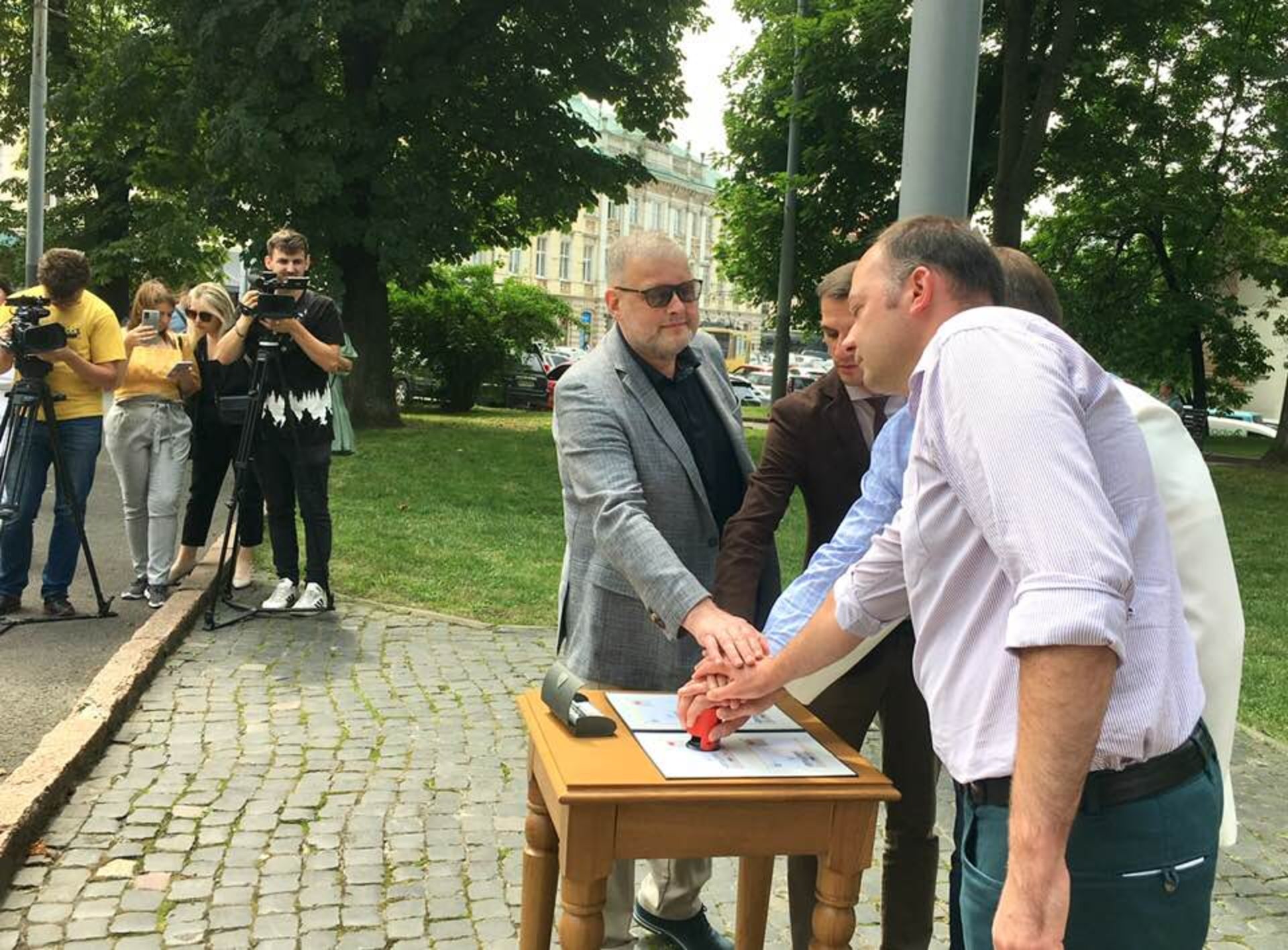 З нагоди Токійської Олімпіади у Львові відбулося спеціальне погашення поштової марки, фото Оксана Вацеба