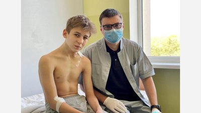 До львівської лікарні потрапив підліток з Донеччини, якого травмував уламок снаряда