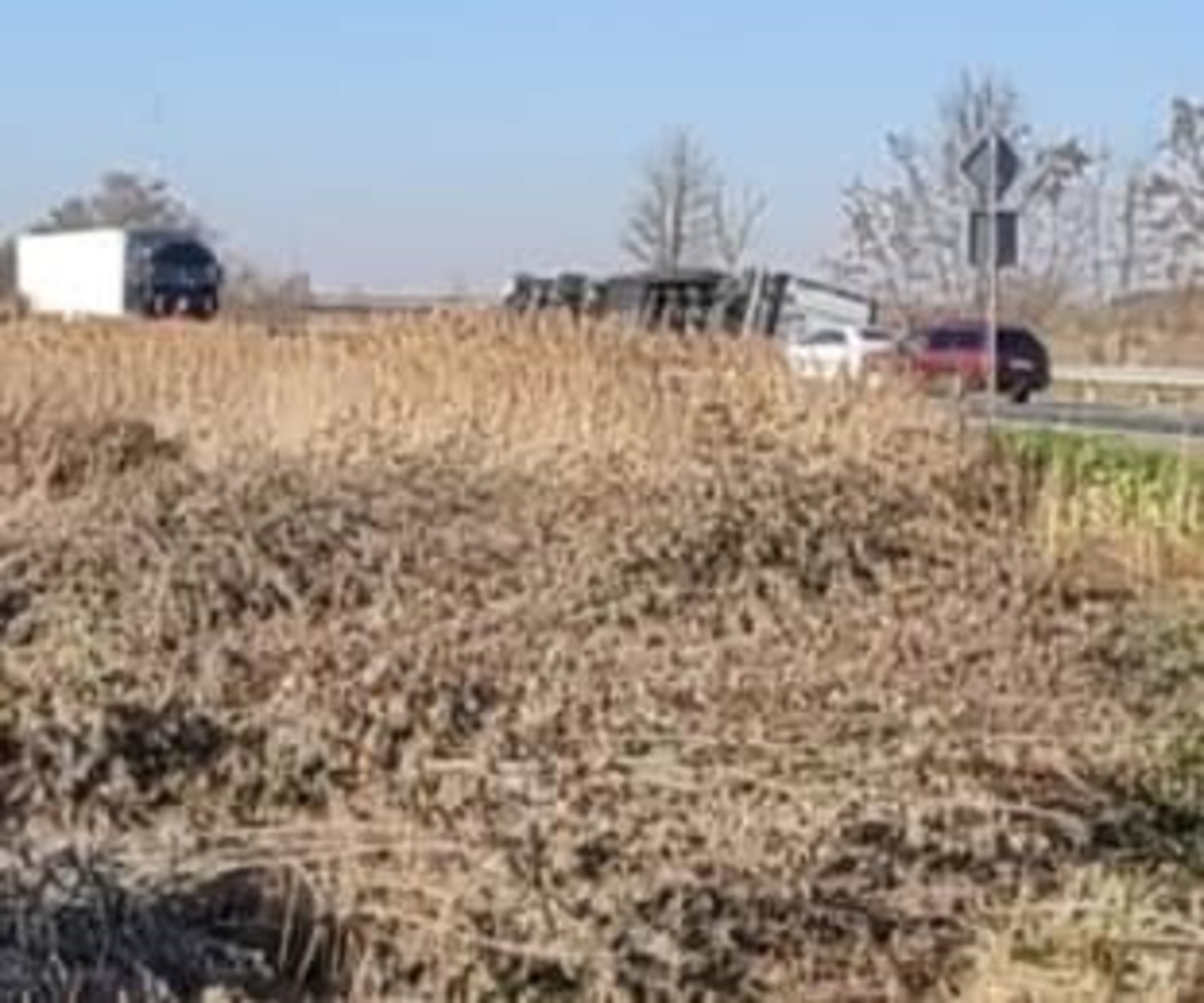 На Львівщині перекинулась вантажівка