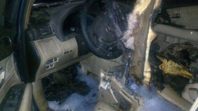 На Харківщині підпалили авто кандидата до обласної ради від «Європейської Солідарності»