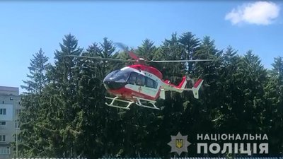 Пораненого на Житомирщині хлопчика доправили до Києва (ВІДЕО)