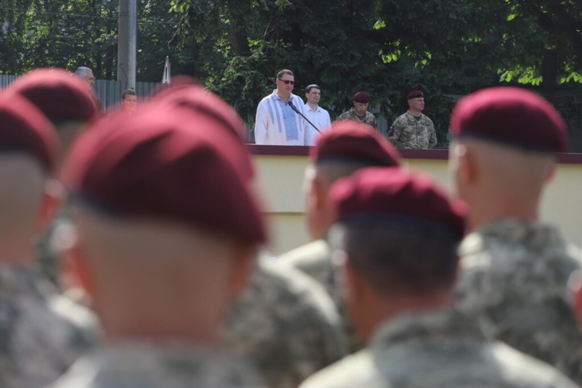 У Львові урочисто зустріли 80-ту десантно-штурмову бригаду, що повернулася із зони ООС, фото ЛОР