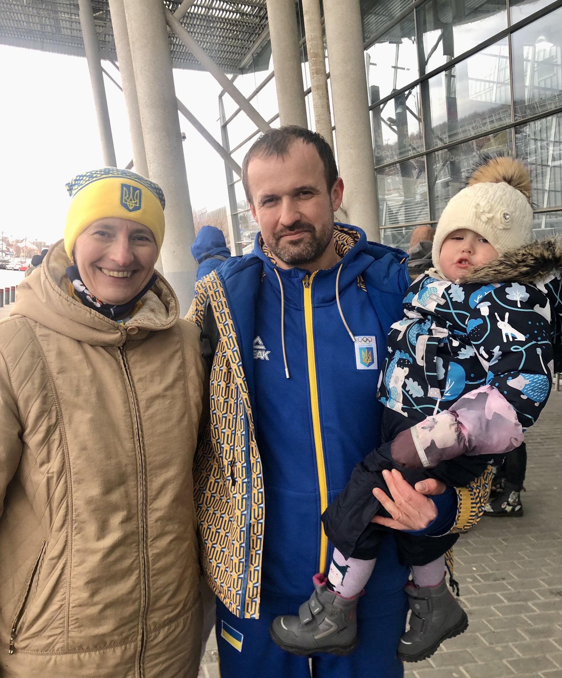 У Львові тепло зустріли національну збірну команду України з санного спорту, фото Оксани Вацеби
