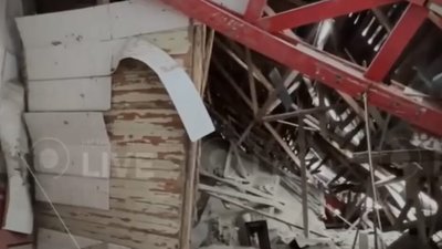 Спорткомплекс «Локомотив» у Києві, який сьогодні розбомбили (ВІДЕО)