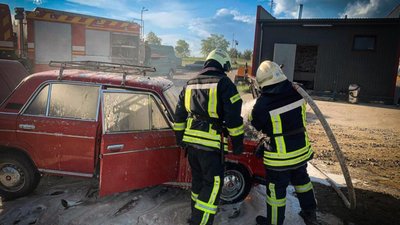 У Прилбичах горів автомобіль