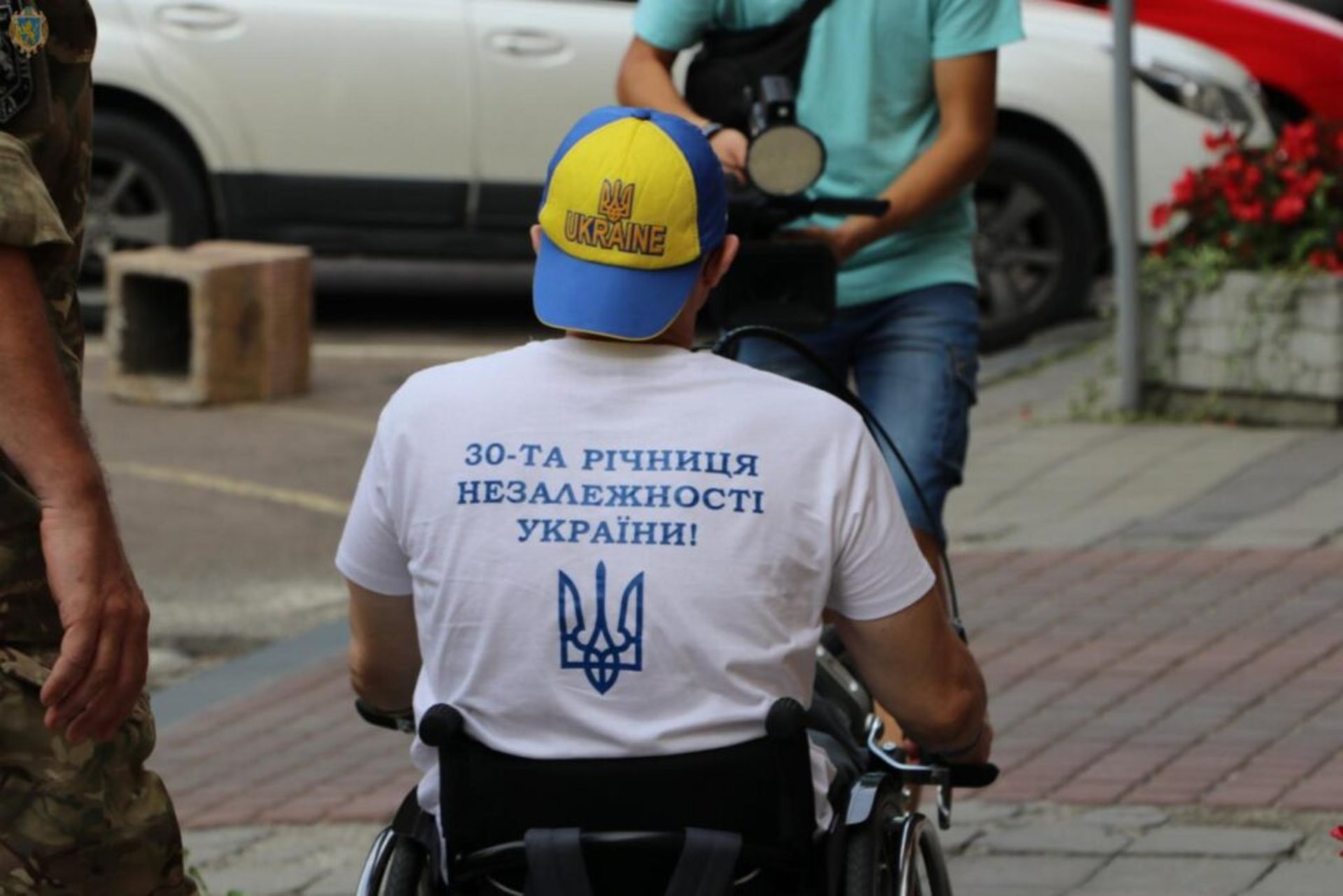 На Львівщині стартував об'єднавчий пробіг ветерана АТО/ООС Сергія Салія