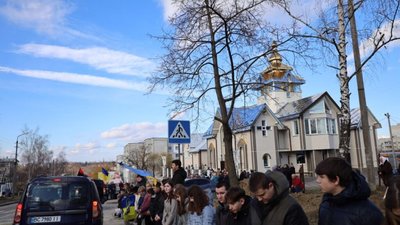 Борислав попрощався із Героєм Андрієм Левчуком