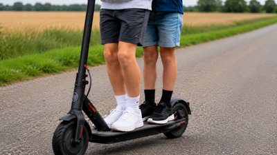 На Львівщині двоє підлітків перекинулися на електросамокаті