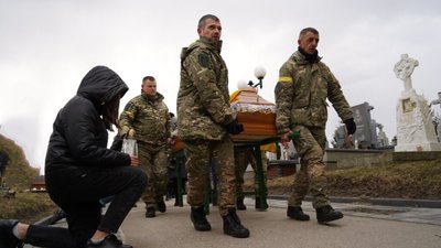 На Львівщині попрощалися з поліцейським Романом Рущишиним (ФОТО)