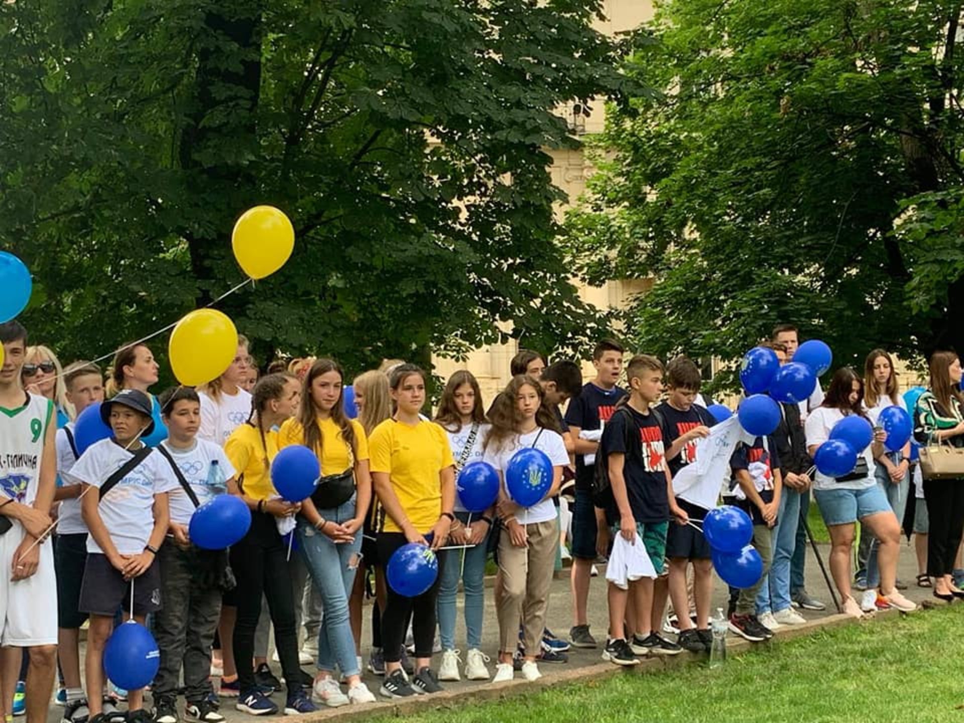 У Львові відзначили початок Олімпіади у Токіо, фото ЄС Львів