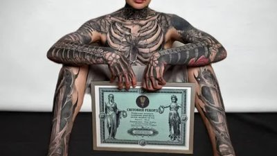 Мешканець Львівщини побив рекорд легендарного Zombie Boy (ВІДЕО)