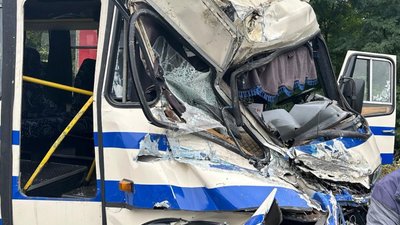 На Львівщині постраждали вісім пасажирів маршрутки