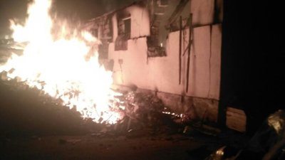 На Житомирщині через крилату ракету виникла пожежа