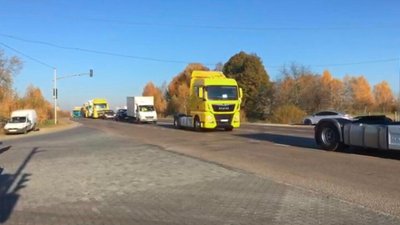 У Львові протестують перевізники (ВІДЕО)