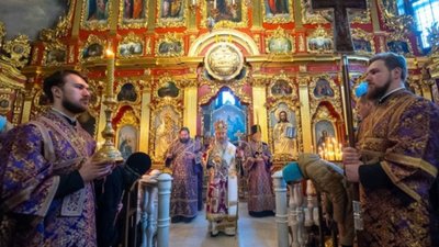 Онуфрій провів літургію в Лаврі попри рішення суду про виселення