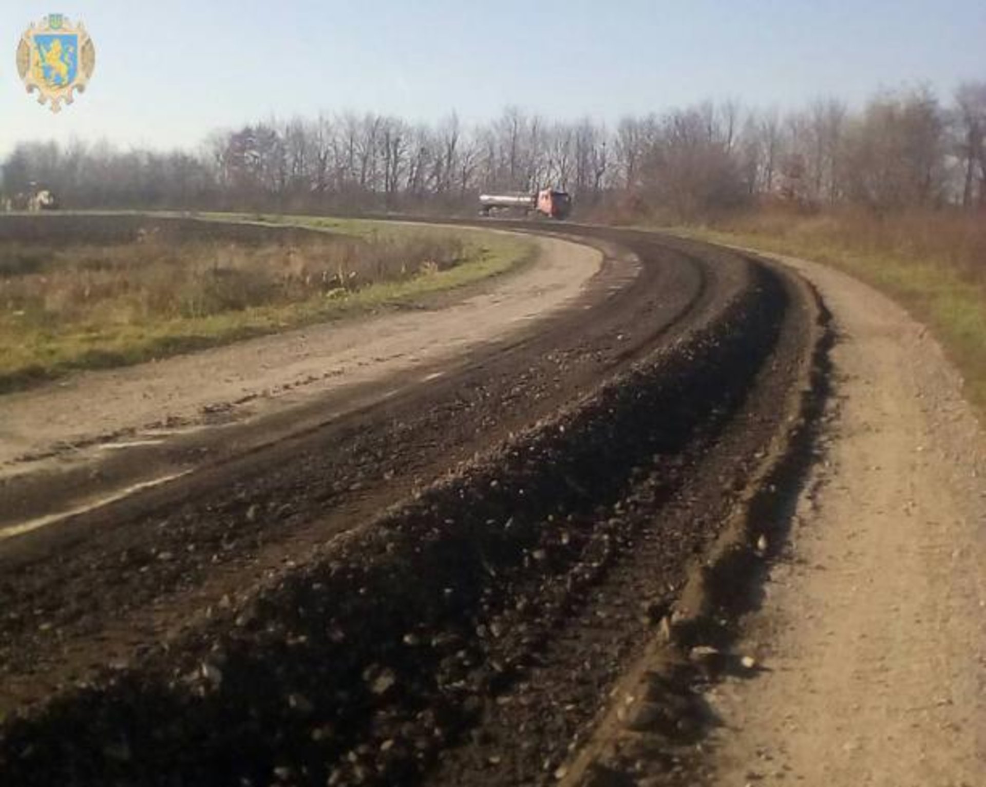 На Стрийщині триває ремонт дороги Слобідка – Журавне.