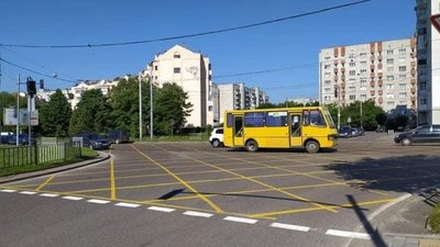 У Львові на вулиці Кульпарківській нанесли нову розмітку (ФОТО)