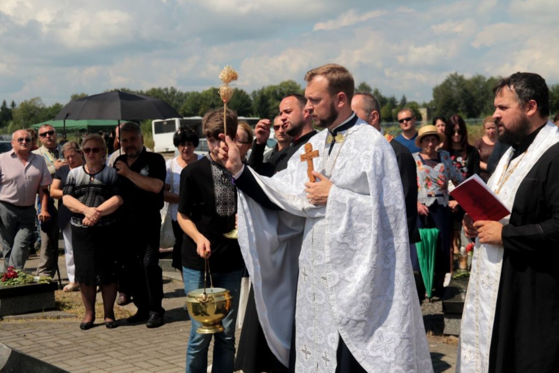 Окроплення «Сегменту пам’яті» жертв Скнилівської трагедії