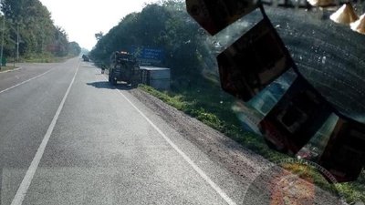 На Львівщині перекинулась вантажівка (ФОТО)