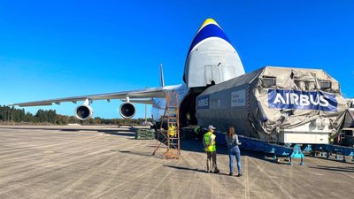 Український «Руслан» перевіз супутник зв’язку для запуску компанією Ілона Маска (ФОТО)