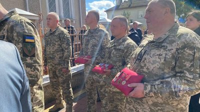 У Стрию поховали підполковника ЗСУ Віктора Пантєлєєва (ФОТО)