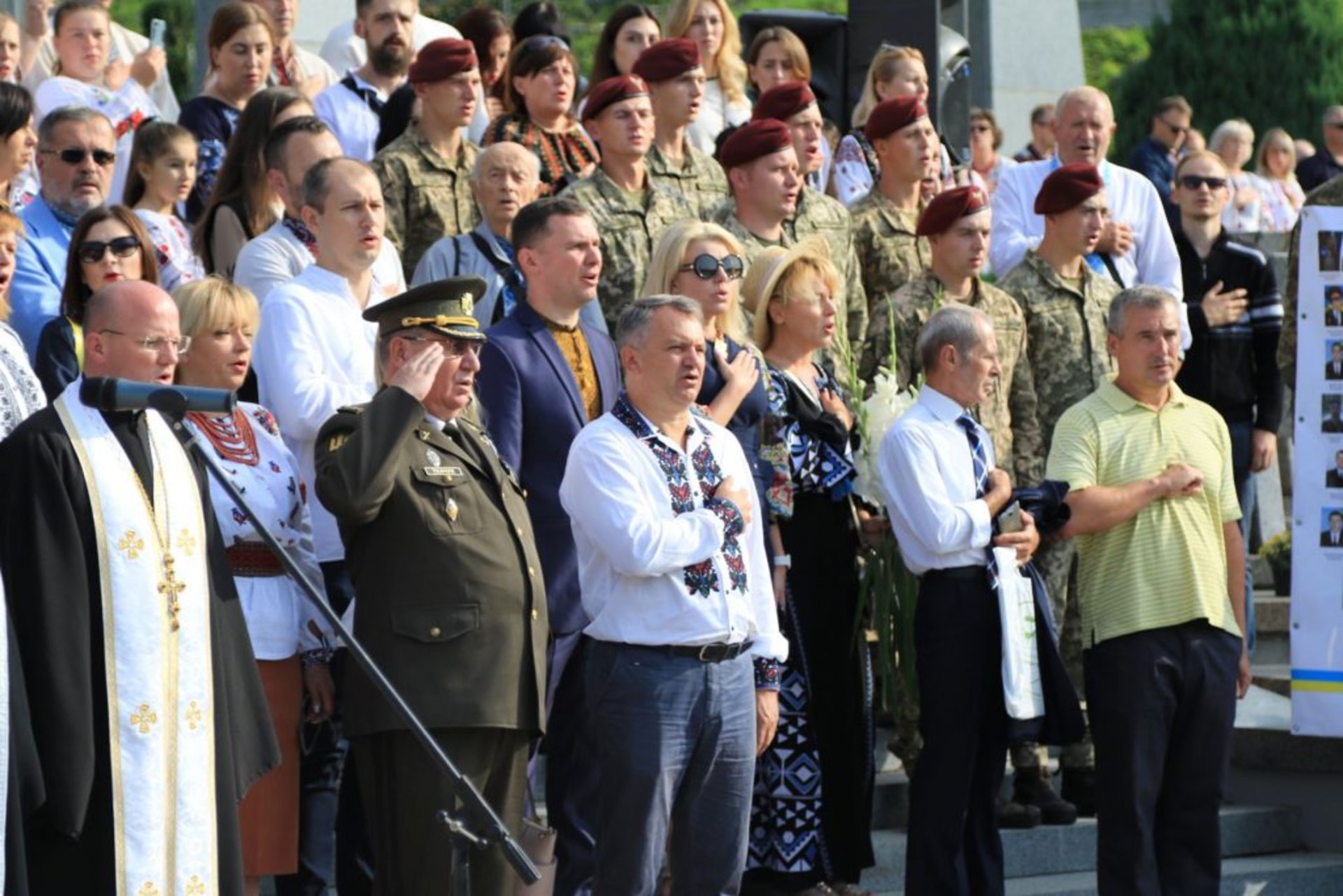 Львівщина урочисто відзначає 28-му річницю Незалежності України. Фото: 4studio.