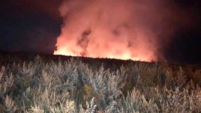 На Львівщині горіло сміттєзвалище (ФОТО)