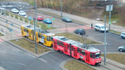 У Львові на маршрут №8 виїхали спарені вагони