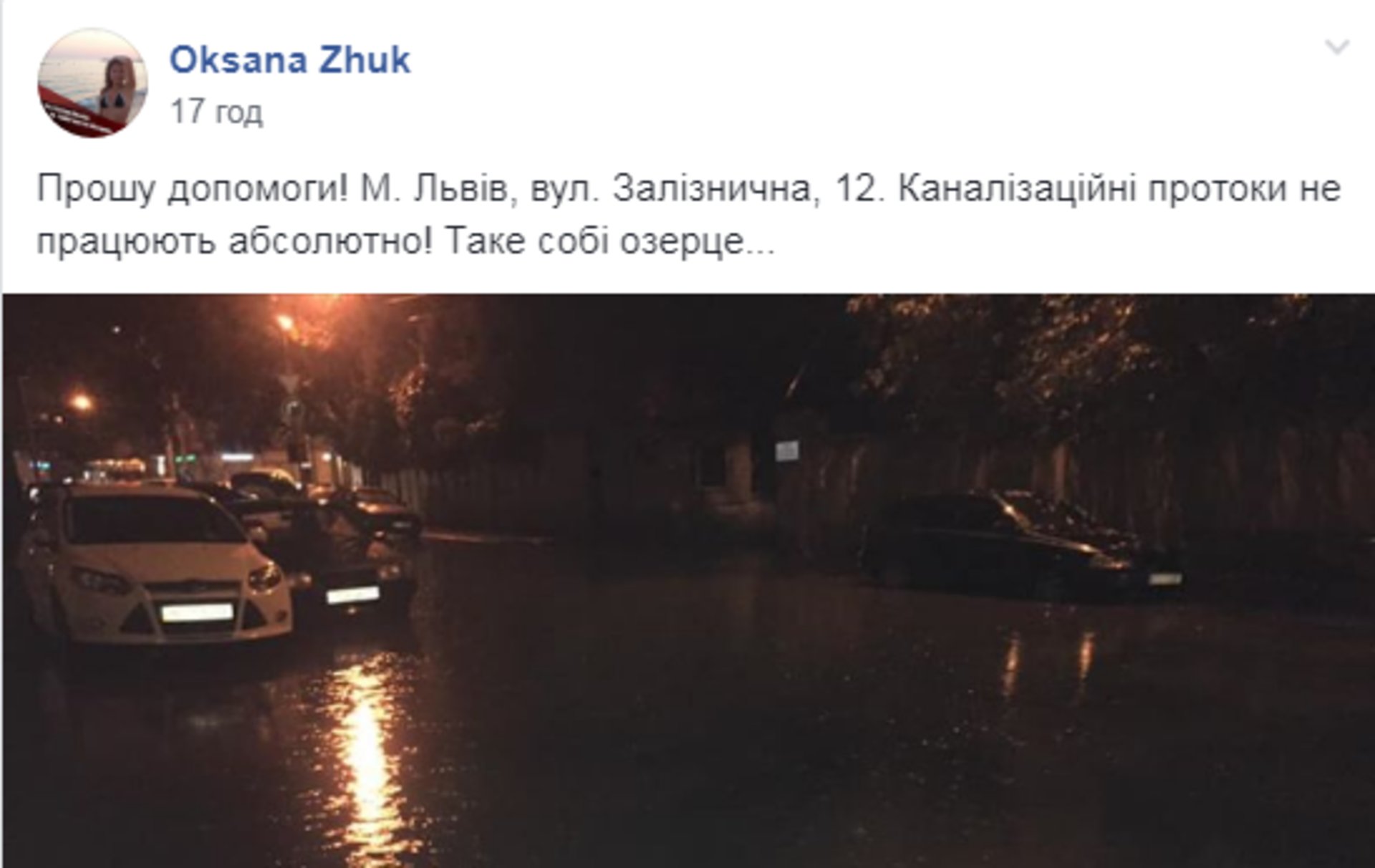 Скриншот ФБ/"Гаряча лінія міста Львова"