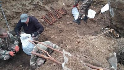 На Львівщині провели перезаховання радянських могил