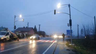 Біля Жовкви встановили світлофор (ФОТО)