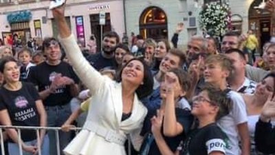 Мосейчук подякувала львів’янам за зустріч (ФОТО, ВІДЕО)