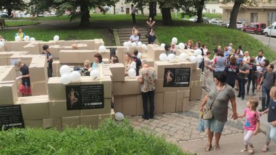 У Львові відбулась інформаційна акція "Лабіринт можливостей" (ФОТО)