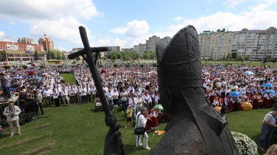 У річницю візиту Папи на Сихові тисячі львів’ян молилися з Блаженнішим Святославом (ФОТО, ВІДЕО)