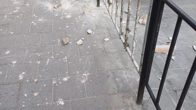 У Львові обвалився ще один фасад будинку (ФОТО)