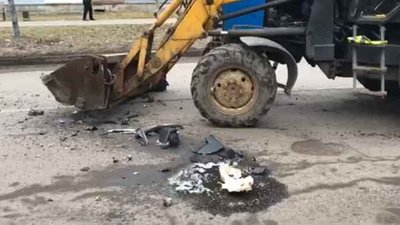 У Червонограді іномарка протаранила трактор (ВІДЕО)