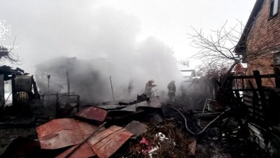 У господарській будівлі на Львівщині під час пожежі згоріли кури (ФОТО)