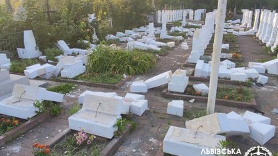 На Стрийщині за наругу над могилами Січових Стрільців та воїнів УГА судитимуть 20-річного чоловіка (ФОТО)