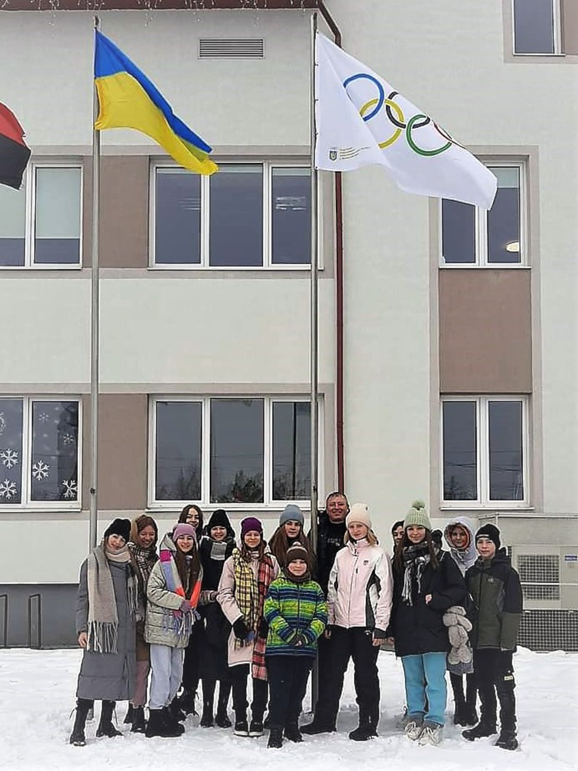 У Давидівській територіальній громаді майорить Олімпійський прапор