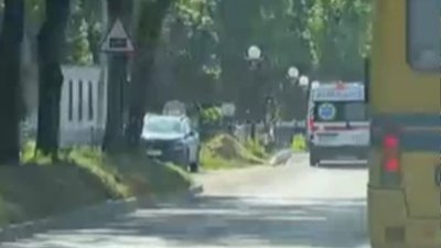 У Львові швидка не встигла переїхати залізничний переїзд (ВІДЕО)